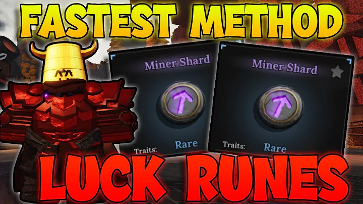 The BEST Luck Rune FARMING Method The Forge! - Farm Runes FAST! (Roblox The Forge)