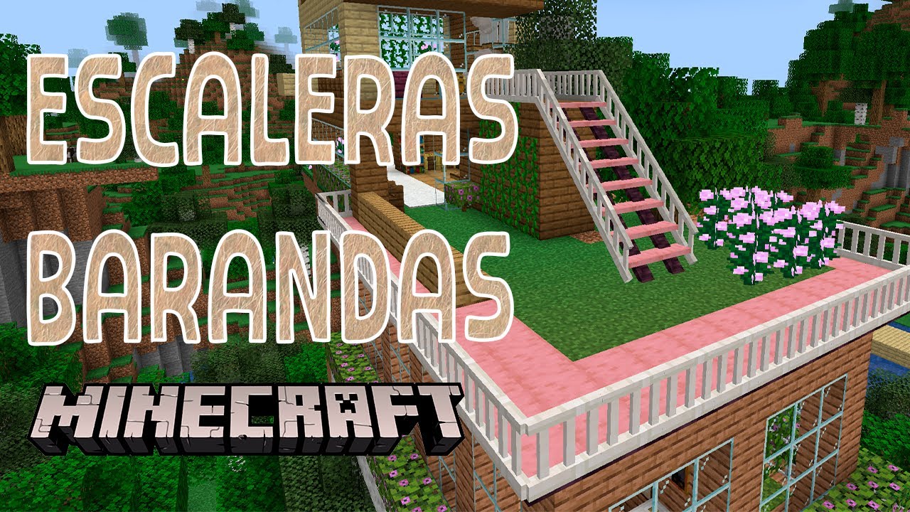 Decora Minecraft Mod ¡Decora tu casa con ESCALERAS! mod en Minecraft - YouTube