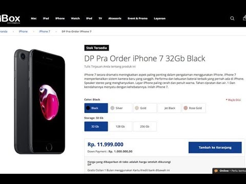 Daftar Harga Iphone 7 Dan 7 Plus Garansi Tam Ibox Tahun 2020 Youtube