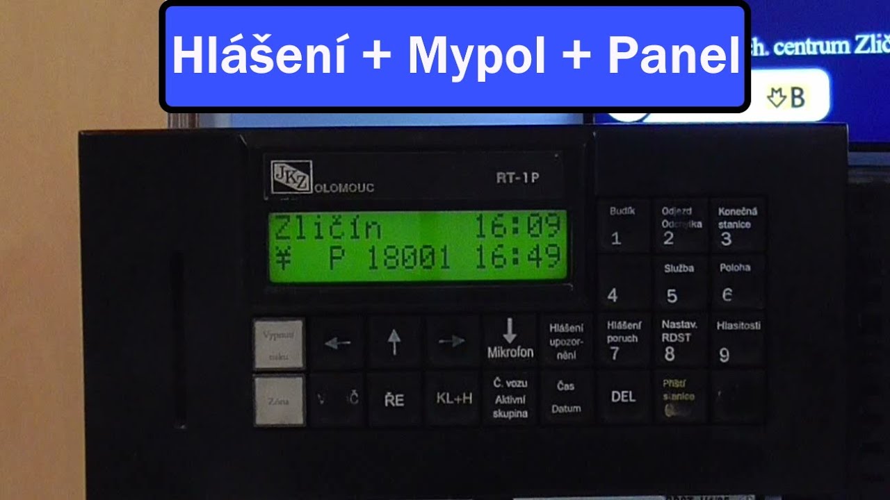 Hlášení a Panel: Linka 180 DPP (Dagmar Hrazdová)