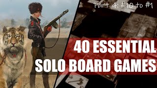 40 Essential SOLO Board Games | Part 4 (10-1) | Essential games for  solitaire tabletop collection screenshot 3
