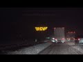12-25-2020 Erie, PA - Lake Effect Snow Begins to Intensify - Plows, Traffic, I-90