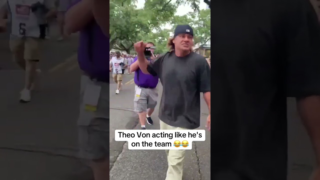 Theo Von hyping up the LSU fans 😂