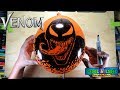 Dibuja a Venom en un globo para Halloween