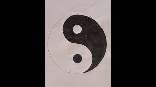 yin and yang diagram #3ddrawing #yinyang #3dart #drawing #art #draw #artwork #3ddesign #drawings 4/5