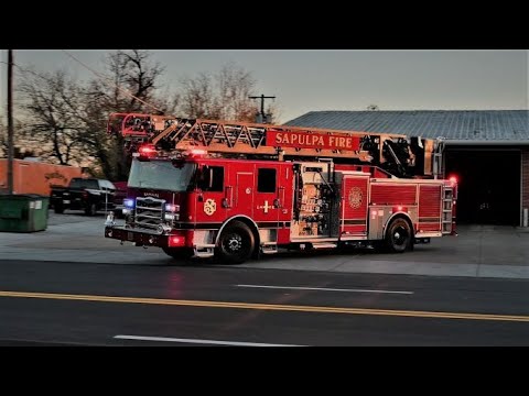 Sapulpa Ladder 1 Responding From Quarters