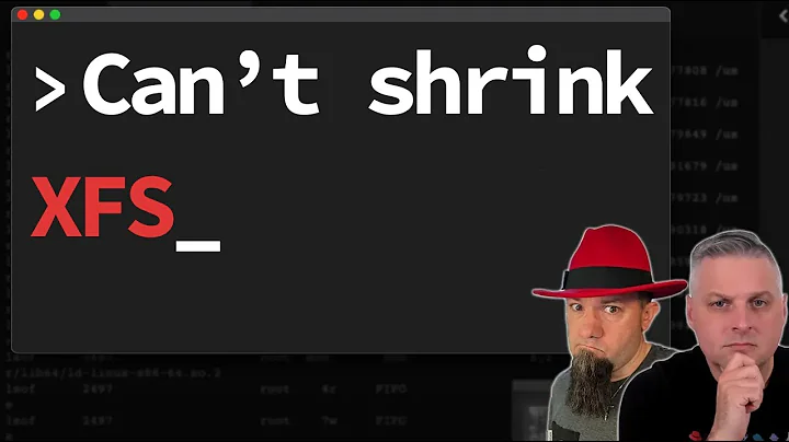 Why XFS can't shrink but ext4 can