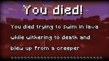 These are the LONGEST Minecraft death messages