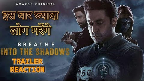Breathe Into The Shadows | Official Trailer Reaction | Deeksha Sharma | Amazon Prime Video