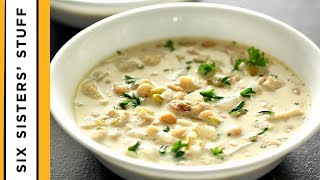 The CREAMIEST White Chicken Chili