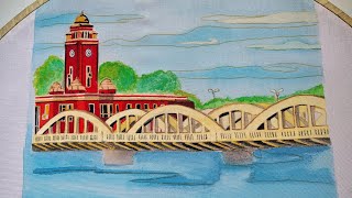 Namma Chennai | Watercolor Painting on Cotton Fabric | Custom Hand-Painted Order screenshot 2
