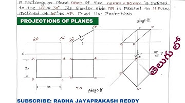 Projection Of Planes II Engineering Drawing II Engineering Graphics II Diploma