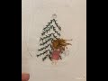 Christmas ornament embroidery #Christmas craft # easy embroidery