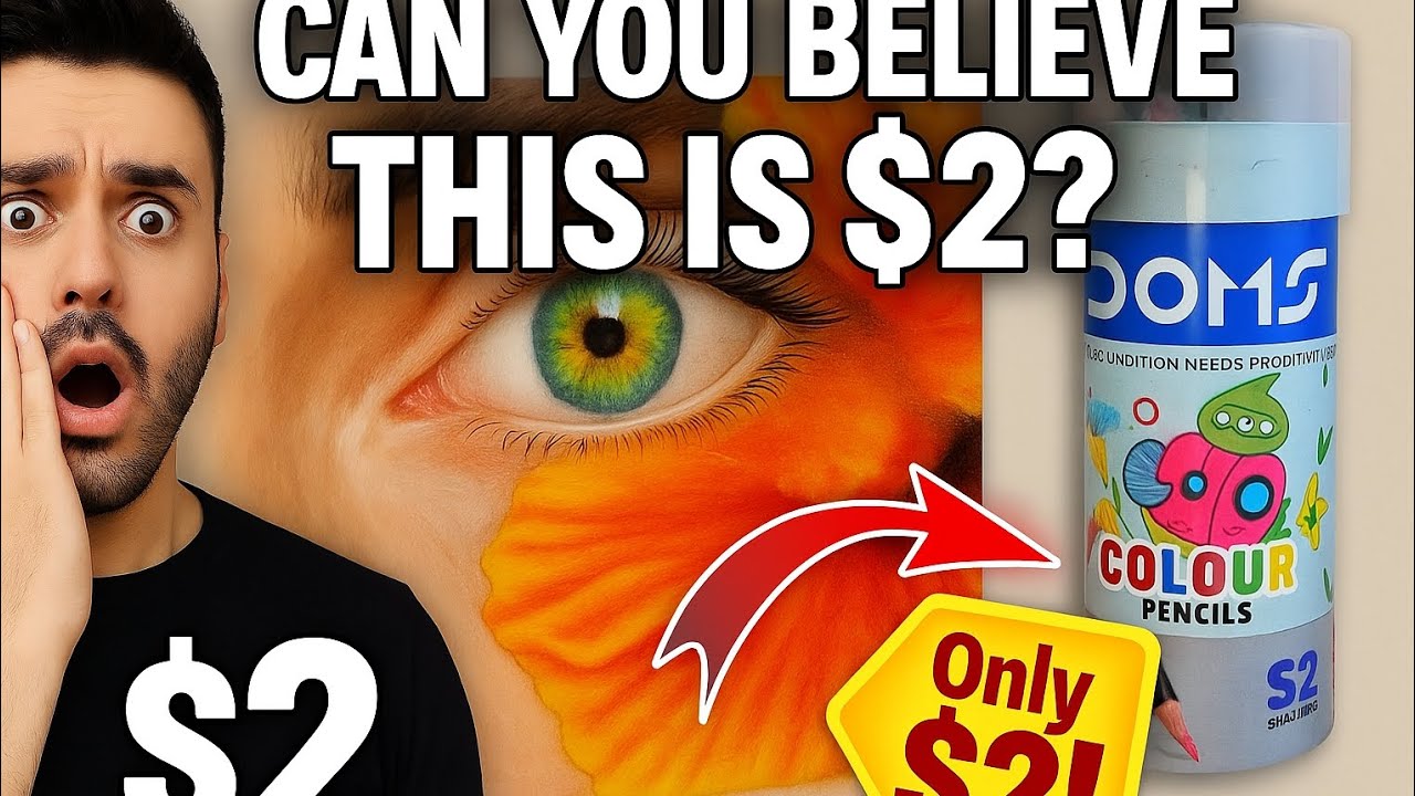 "I Tried Hyper Realism with Just a $2 Pencil — Shocked by the Result!"