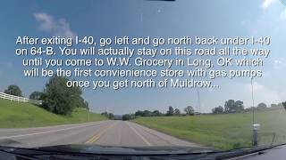 Directions From OKC / Muldrow