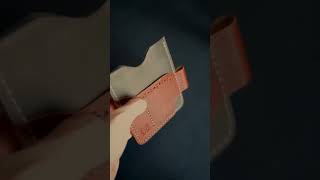 Satisfying Leathercraft - Making a Leather Passport Holder #leatherworking #passport #satisfying
