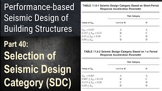 40 - Selection of Seismic Design Category (SDC) [ASCE 7-16, IBC-2021, BCP-2021] screenshot 5