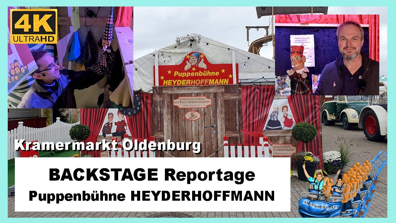 Puppenbühne HEYDERHOFFMANN - Backstage Reportage - Hinter den Kulissen - Kasper in Action in 4K