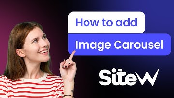 How to add Image Carousel to SiteW