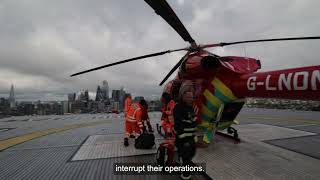 ESN Air | Drone testing at Royal London Hospital helipad