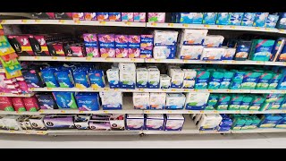 Walmart Feminine Hygiene Products Shelf Organization 1-9-2020