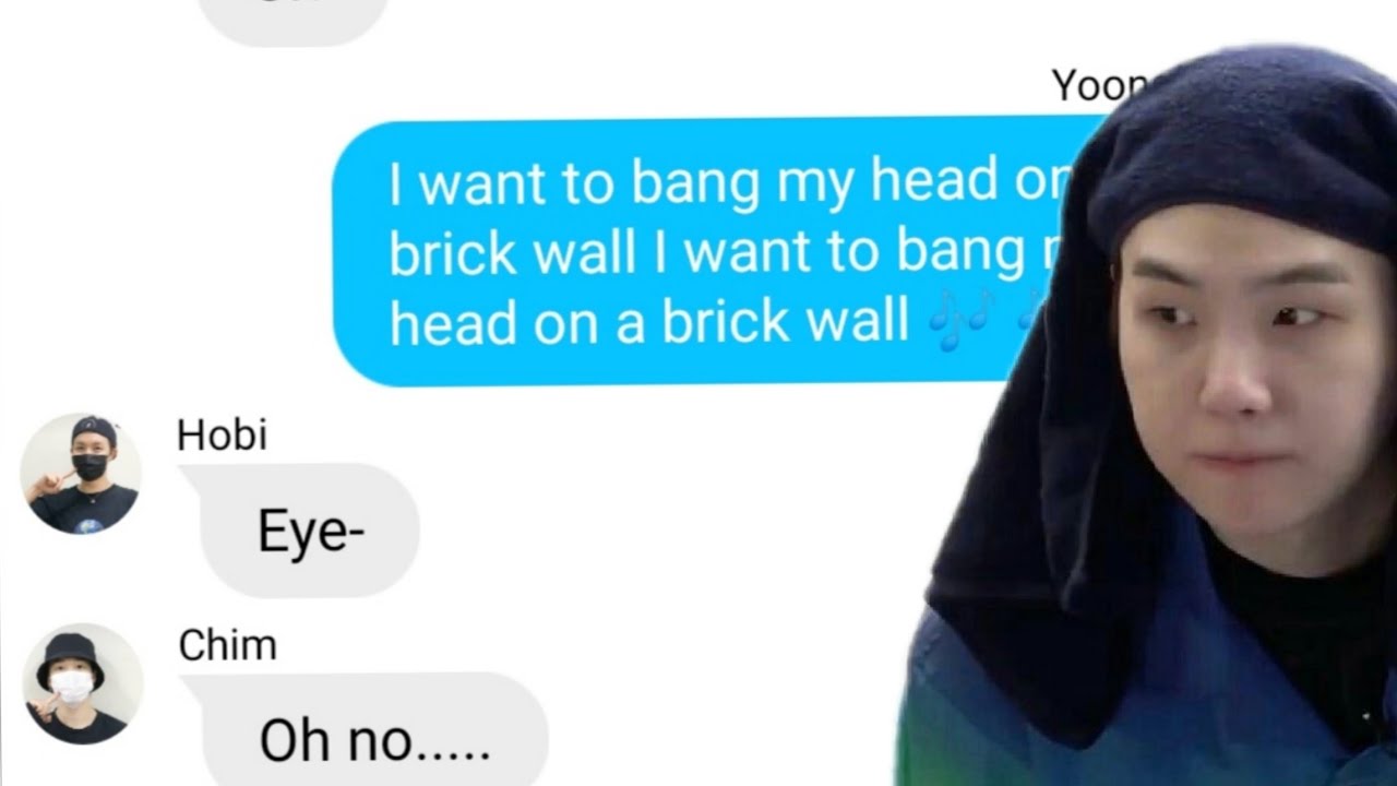 BTS TEXTS- tHe One wHo bROKe YoOngIs bEd