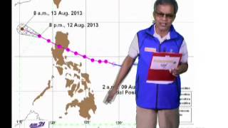 Panahon.tv August 14, 2013, 500Am Forecast