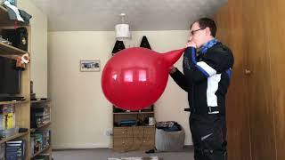 Bsa 18 Inch Red Balloon Blow To Pop Btp B2P