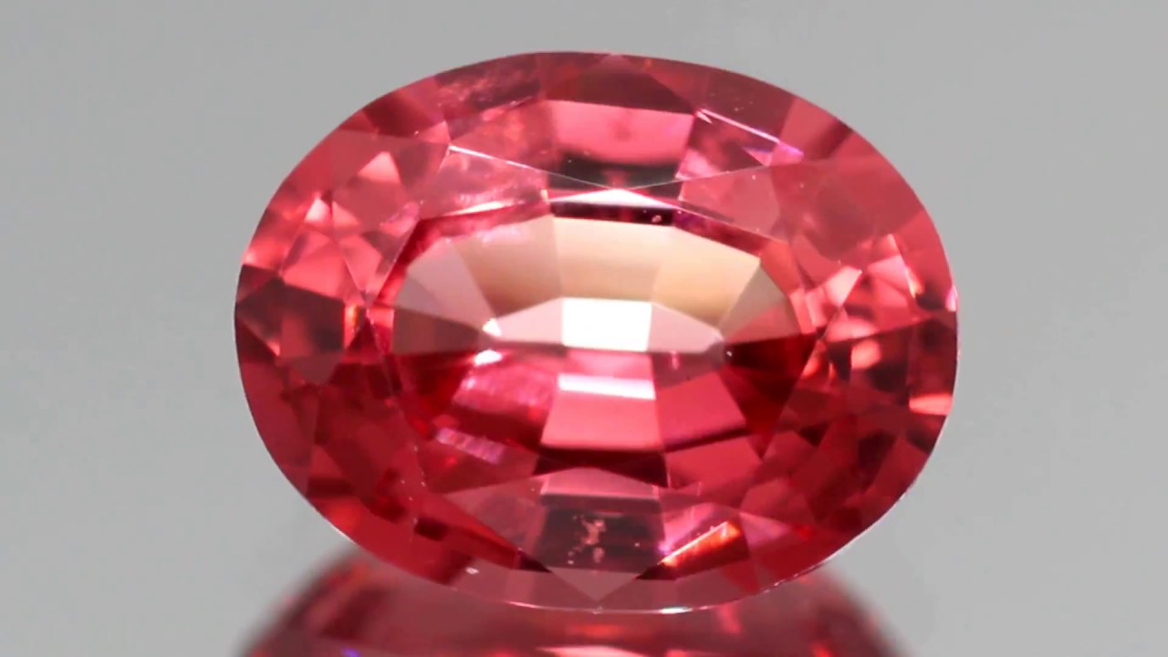 天然スピネル 1.27ct 【オレンジレッド】 ミャンマー