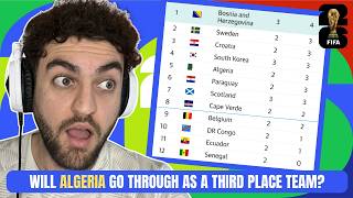What Algeria NEED to go through as a third place team...