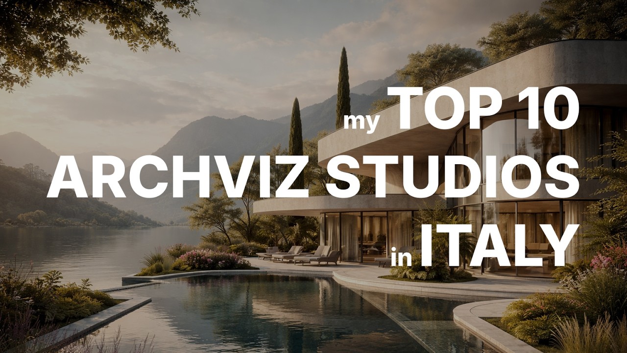 My Top 10 ArchViz Studios in Italy