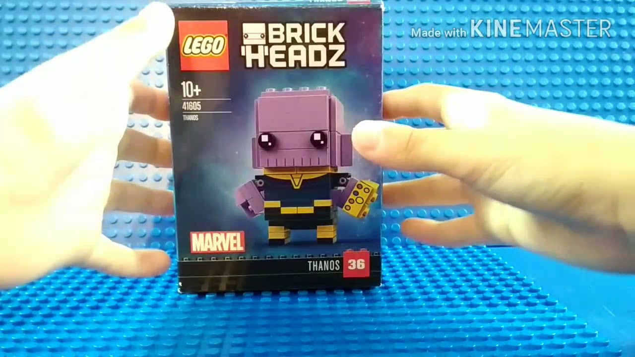 Это мой первый обзор на LEGO набор BRIK HEADZ 41605 THANOS.