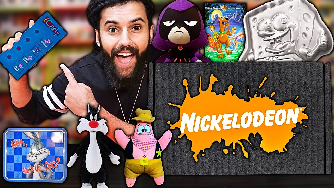 I Found A Mystery Box From The Thrift Store! It Was Full Of Rare Spongebob And Nickelodeon Merch!