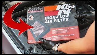 BMW N47 PERFORMANCE AIR FILTER INSTALLATION!