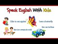 Speak English With Kids - Daily life English Sentences - M L Cartoon Studio