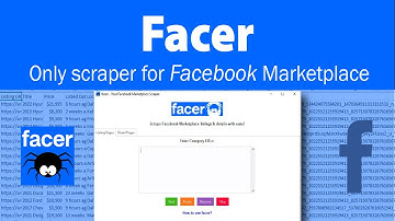 How to scrape Facebook Marketplace with Facer | Data Scraper