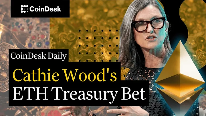 Cathie Wood's ARK Invest Loads Up on ETH Treasury Bet Through Bitmine Shares