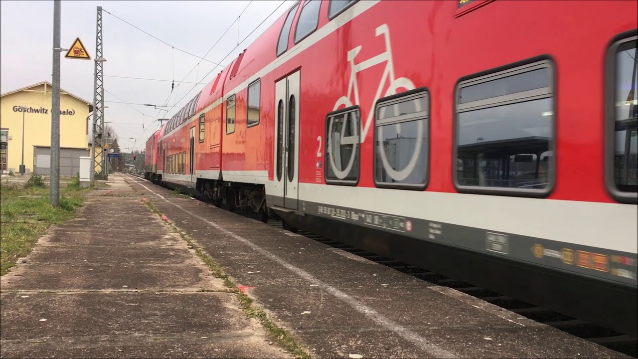 Mitfahrt mit dem RE18(Saale-Express) von Naumburg nach Halle