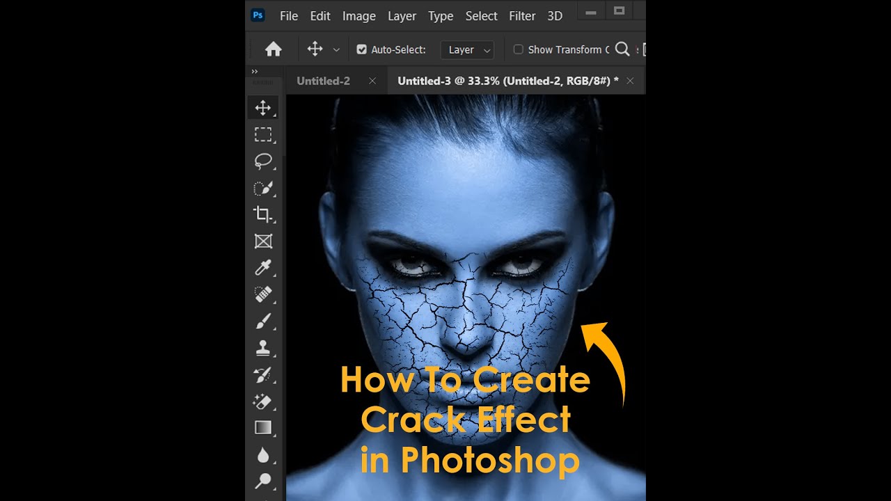 How to create crack effect in YouTube