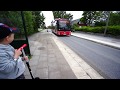 Sweden stockholm ride with bus no 704 from prostvgen to huddinge station