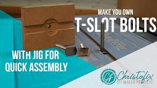 How to make T- slot bolts workshop DIY project | Building my workshop — Episode 7