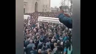 HAİN SALDIRI SONUCU HAYATINI KAYBEDEN ESKİ ÜLKÜ OCAKLARI G.B SİNAN ATEŞ SON YOLCULUĞUNA UĞURLANDI.