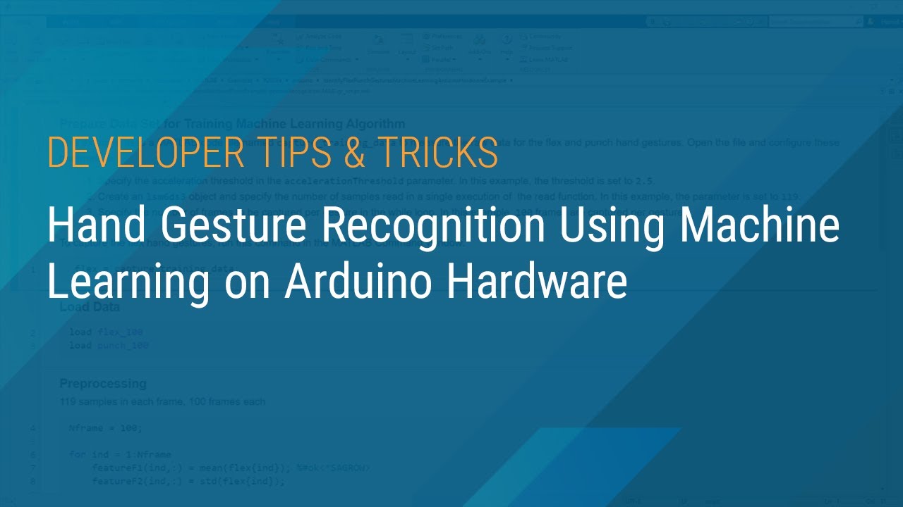 Hand Gesture Recognition Using Machine Learning On Arduino Hardware -  Youtube