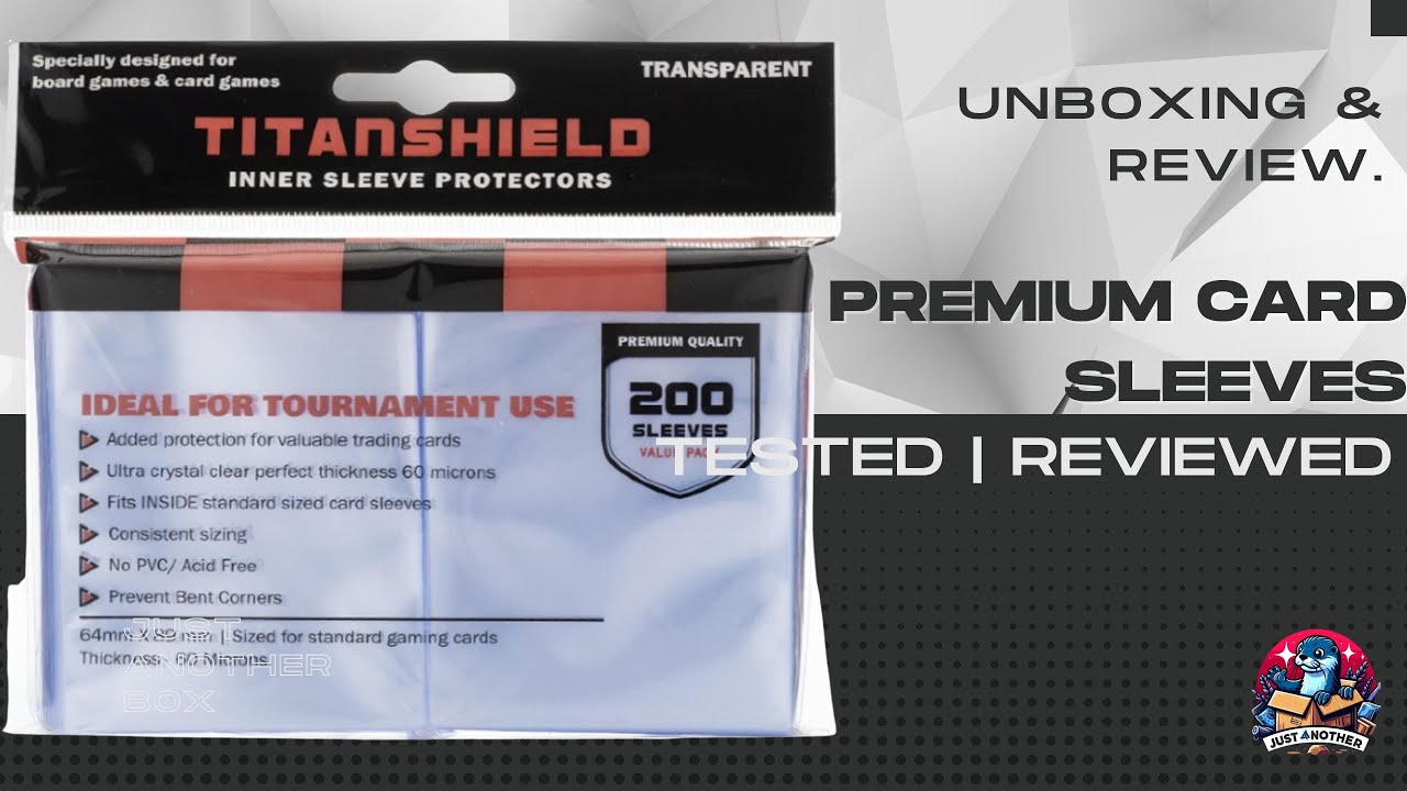 titanshield card sleeves review TitanShield 200 Premium Card Sleeves Review – Ultimate Protection for  Collectible Cards!