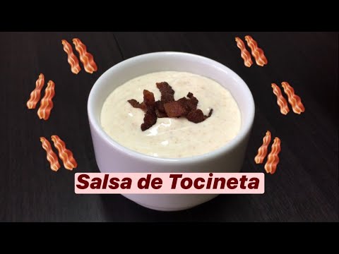 salsa-de-tocineta-saludable-fÁcil-y-deliciosa-comida-rÁpida---receta-rÁpida-|-dip-bacon-crispy-bacon