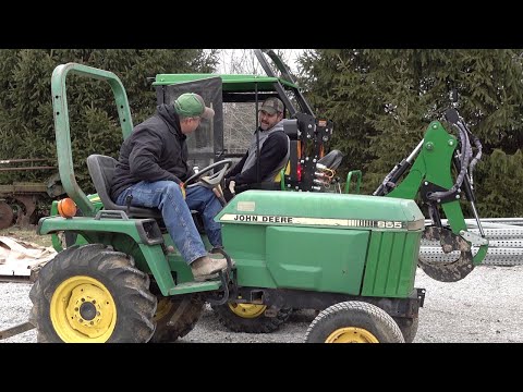 Old vs New! Deere 855 vs 1025R Dirt Perfect Visit!! - YouTube