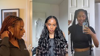 black girl hairstyles ‍♀ ☆tiktok compliation☆