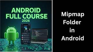 Mipmap Folder in Android | Change App Icon | Android Course (93)