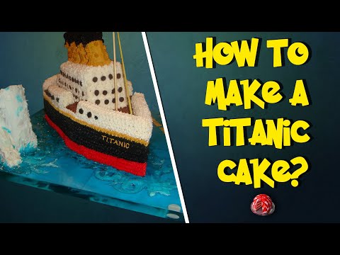 How To Make Titanic Cake Ulovelytutorials 