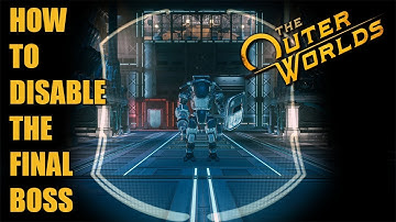 How To Disable The Final Boss (RAM Robot) - The Outer Worlds